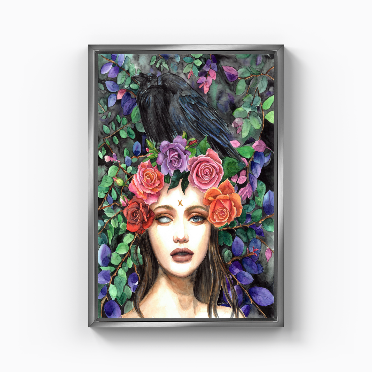 summer witch - Canvas Print