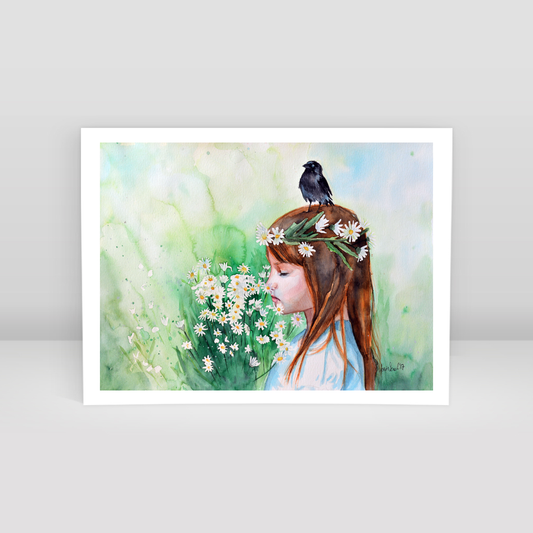 little girl - Art Print