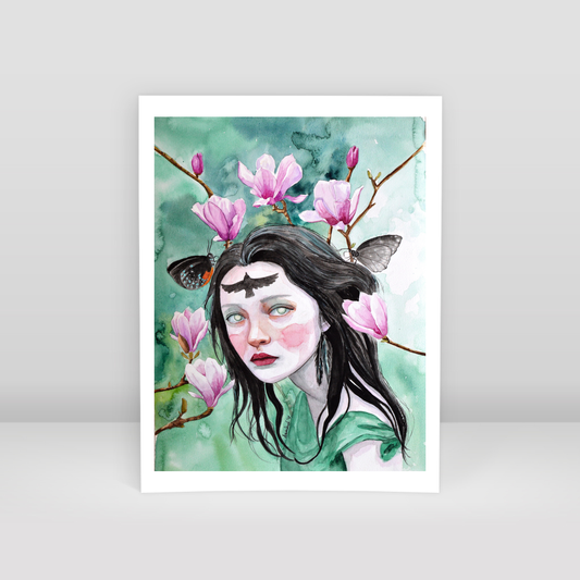 spring witch - Art Print