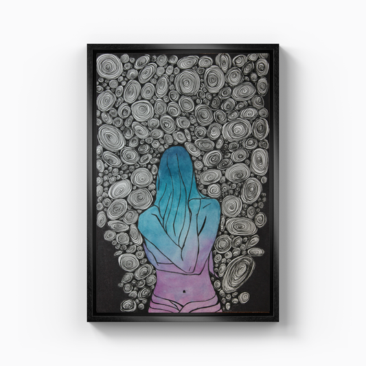 korku - Kanvas Tablo