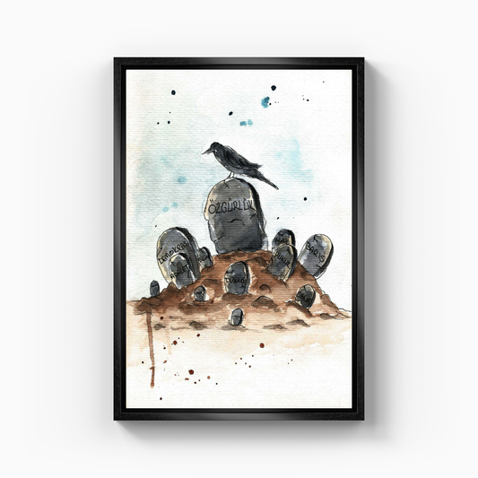 grave - Canvas Print