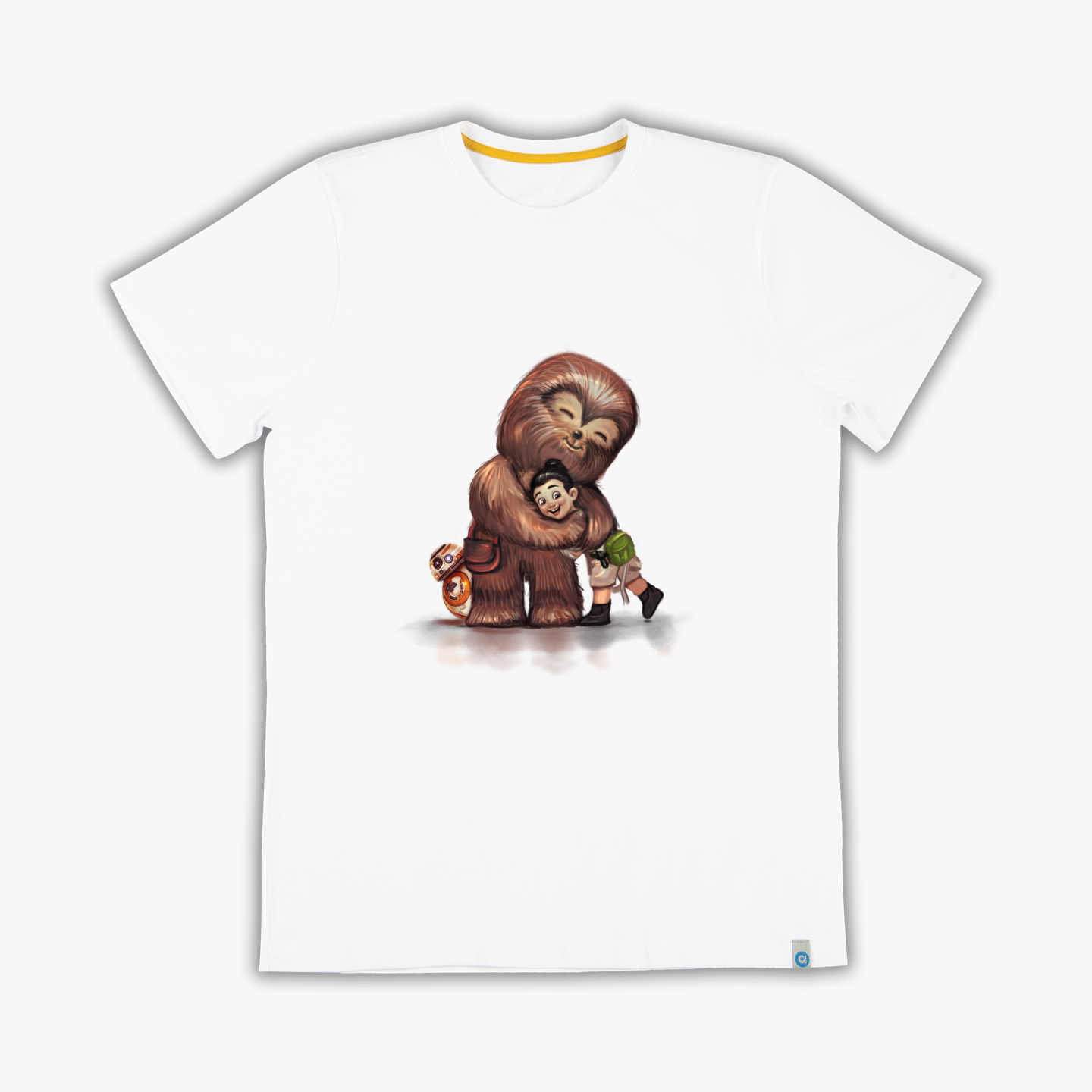 Chewbacca  ve Rey - Tişört