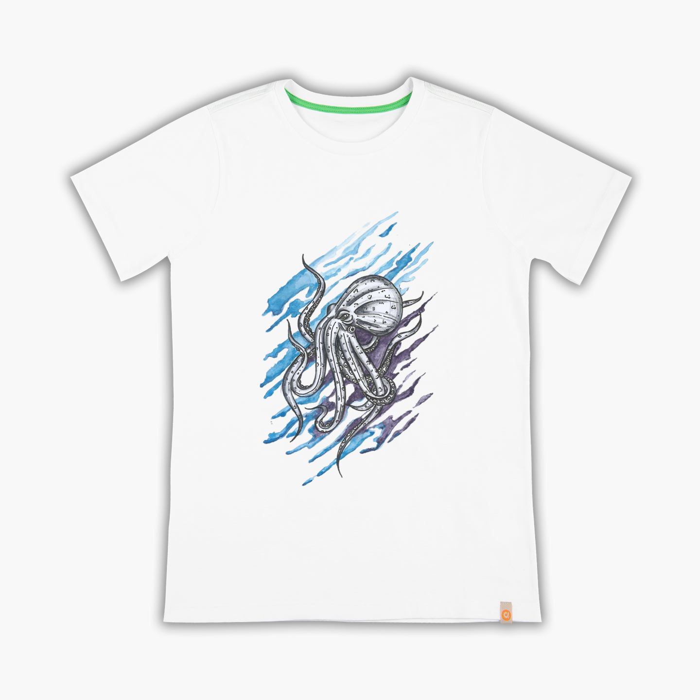 Watercolor Octopus - T-Shirt