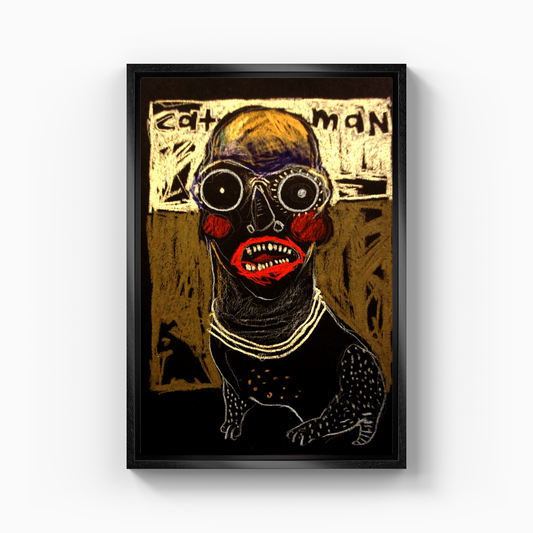 catMan - Canvas Print