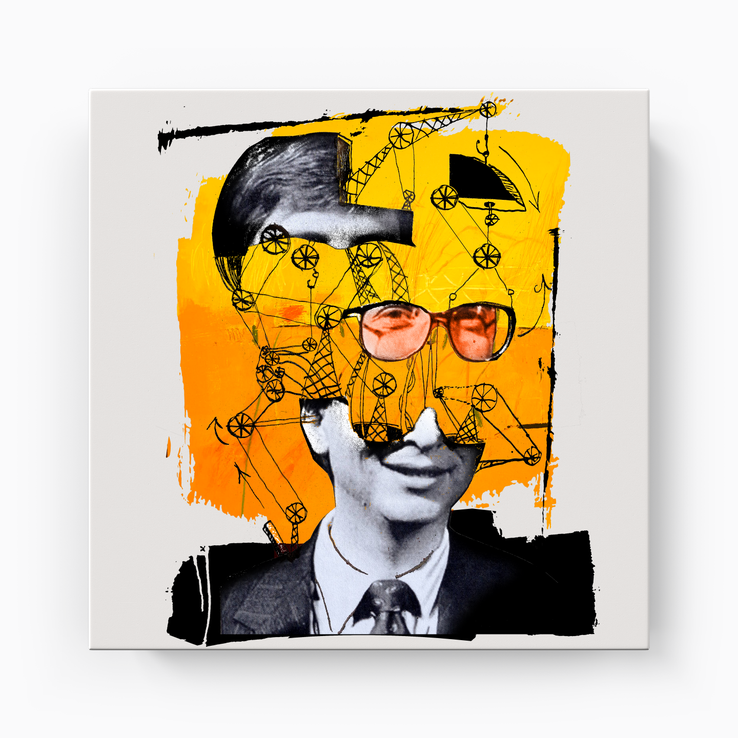Bill Gates - Kanvas Tablo