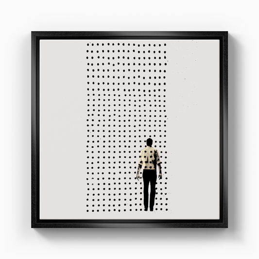 Dot Man - Canvas Print