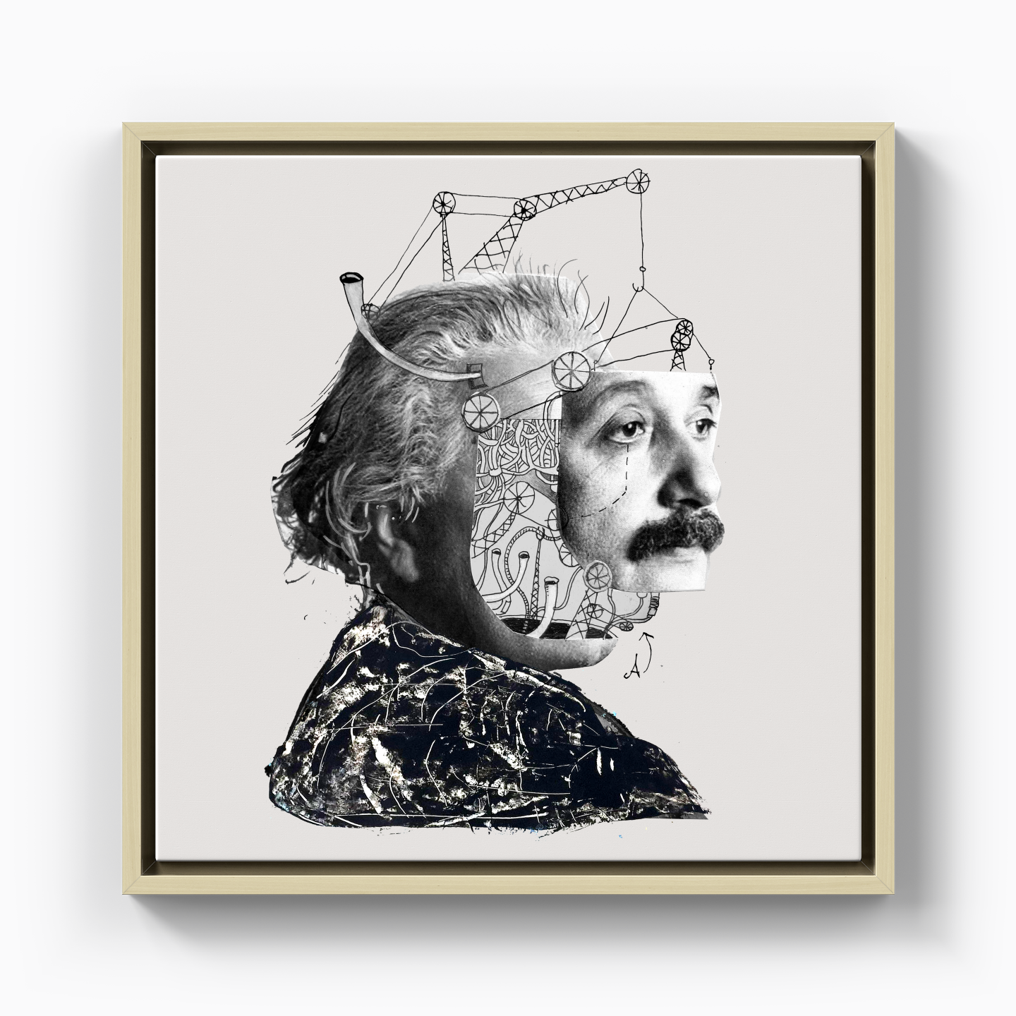 Einstein - Kanvas Tablo