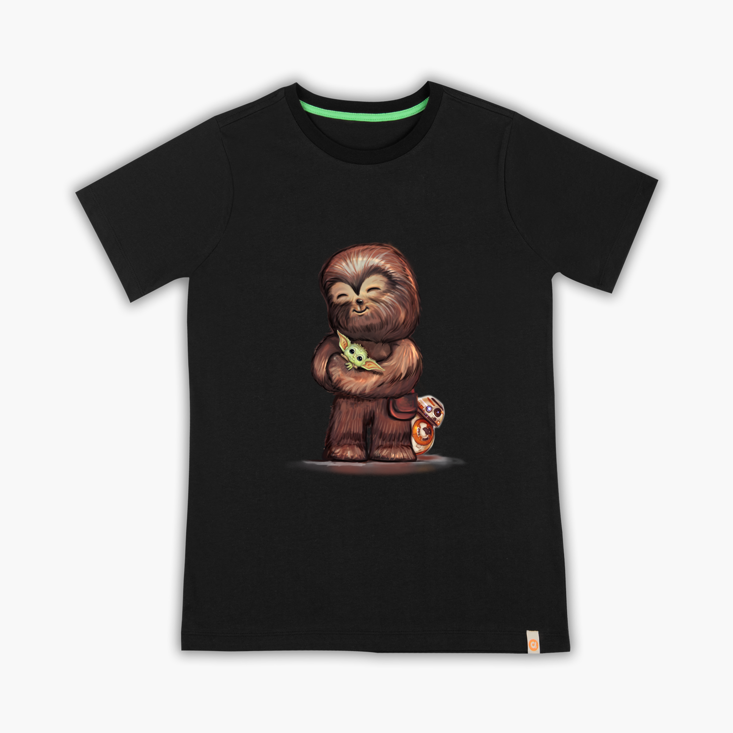 Baby Yoda & Chewbacca - Tişört