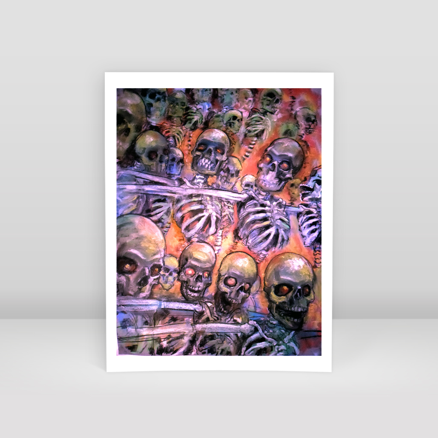 skeletons - Art Print
