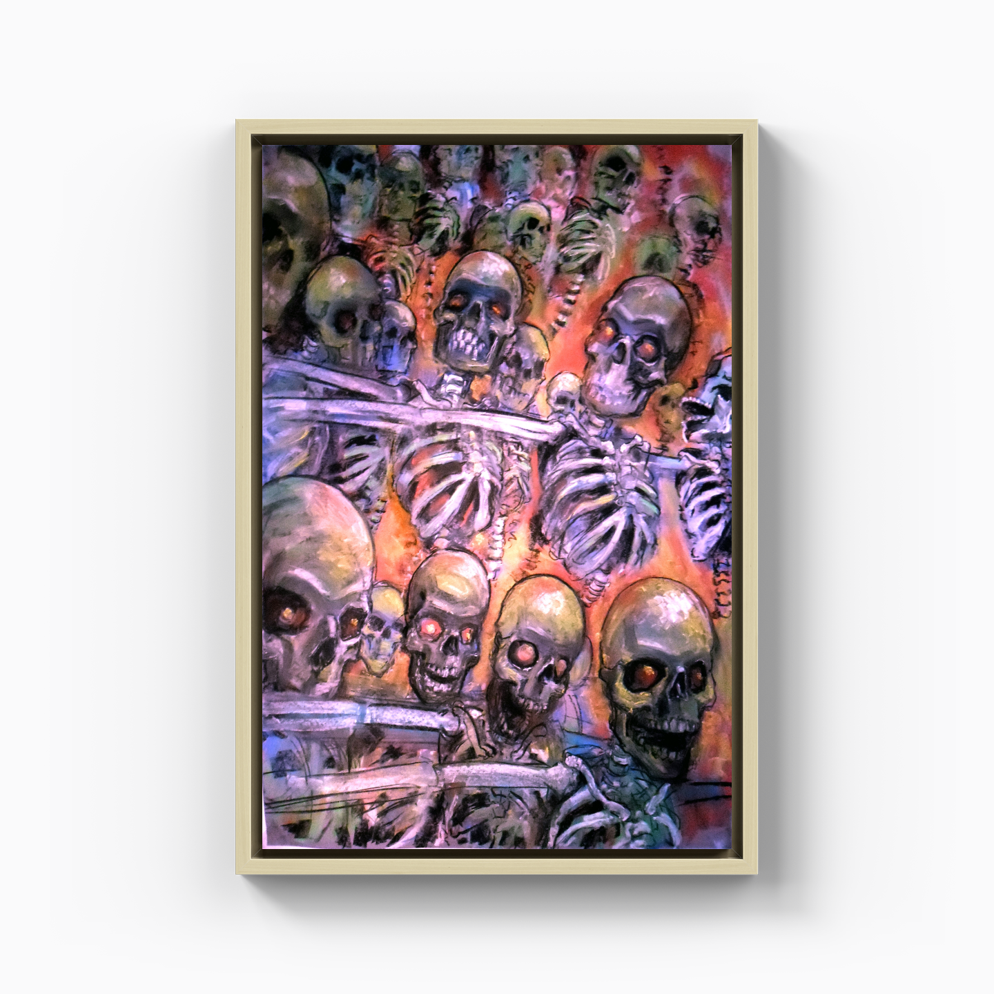 skeletons - Kanvas Tablo