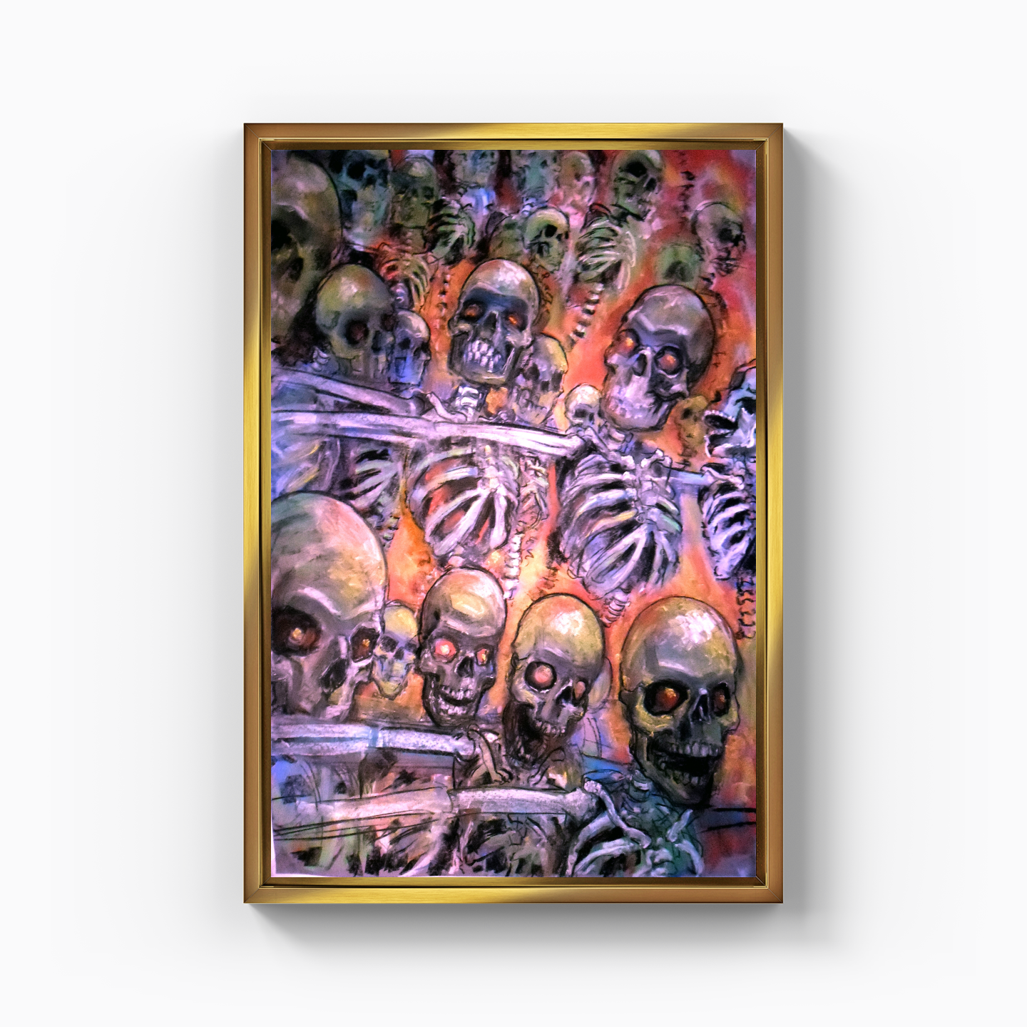 skeletons - Kanvas Tablo