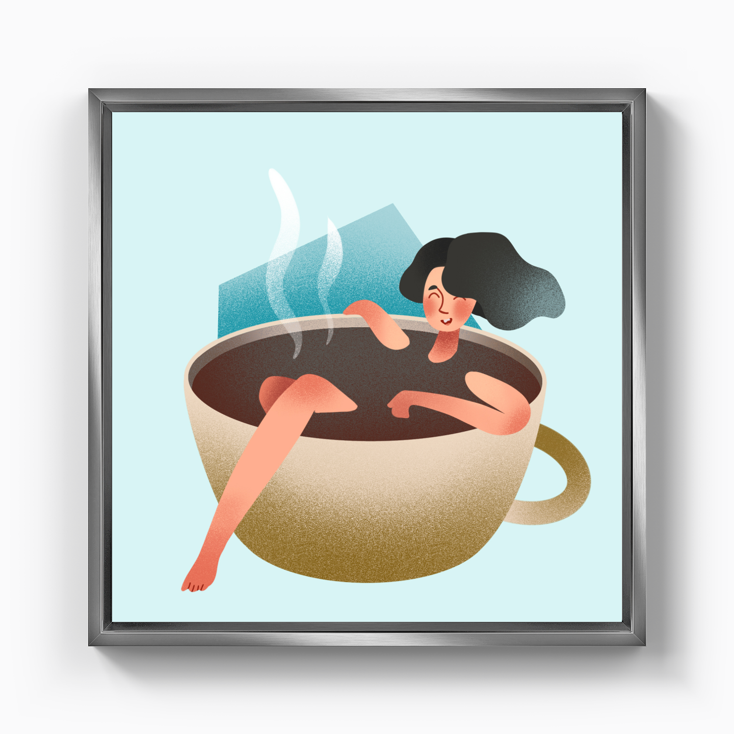 I Love Coffee - Canvas Print