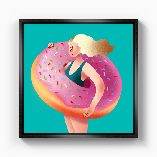 Donut - Kanvas Tablo