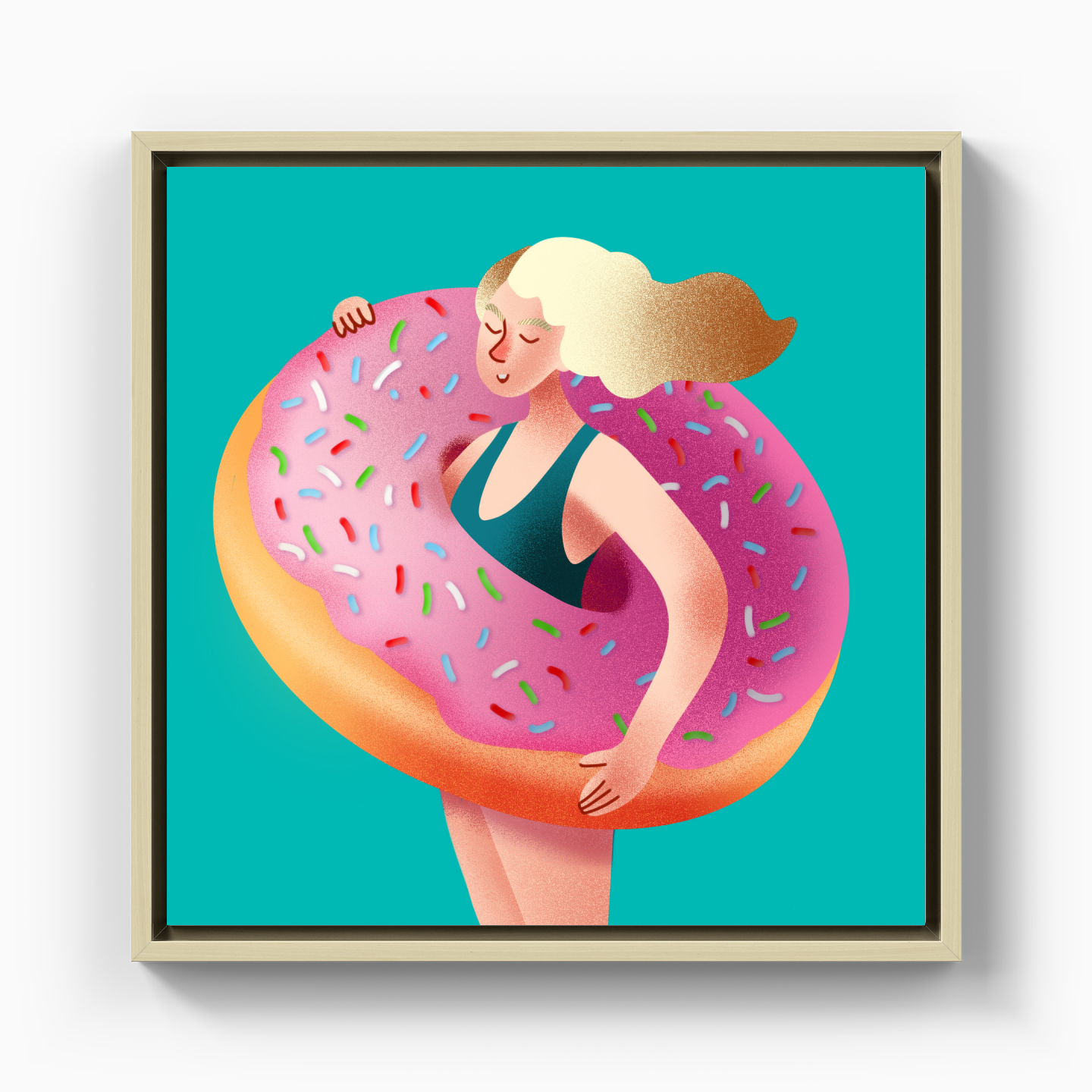 Donut - Kanvas Tablo