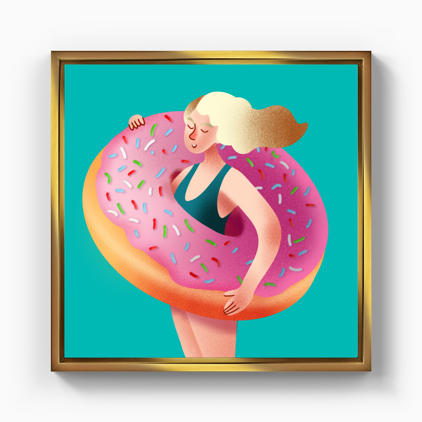 Donut - Kanvas Tablo
