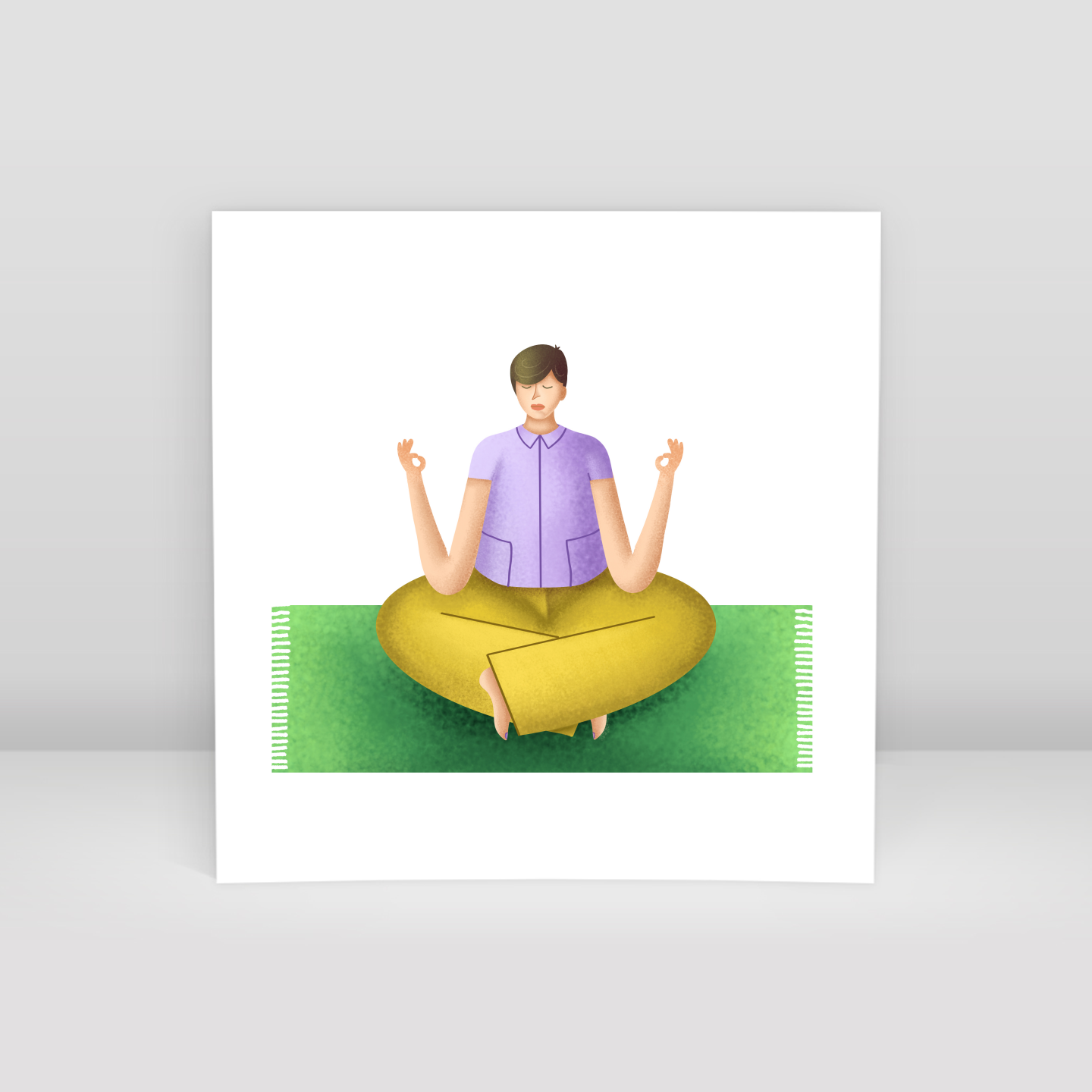 The Joy of Meditation - Art Print