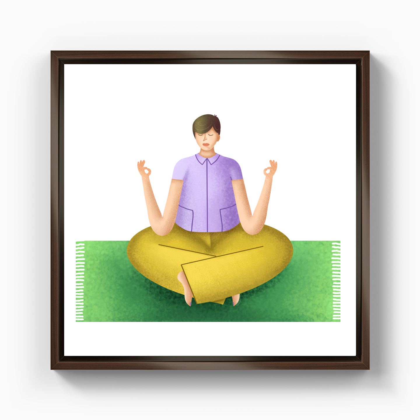 The Joy of Meditation - Canvas Print