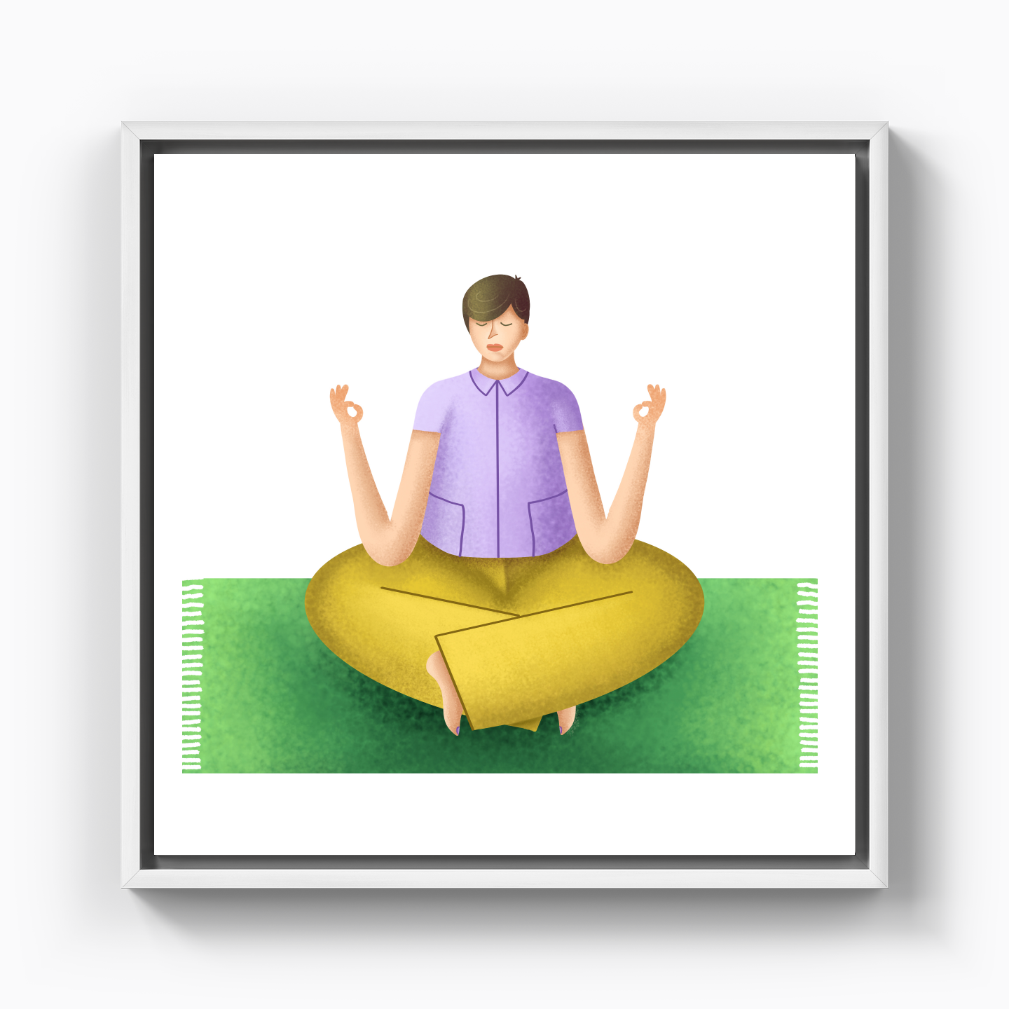 The Joy of Meditation - Canvas Print