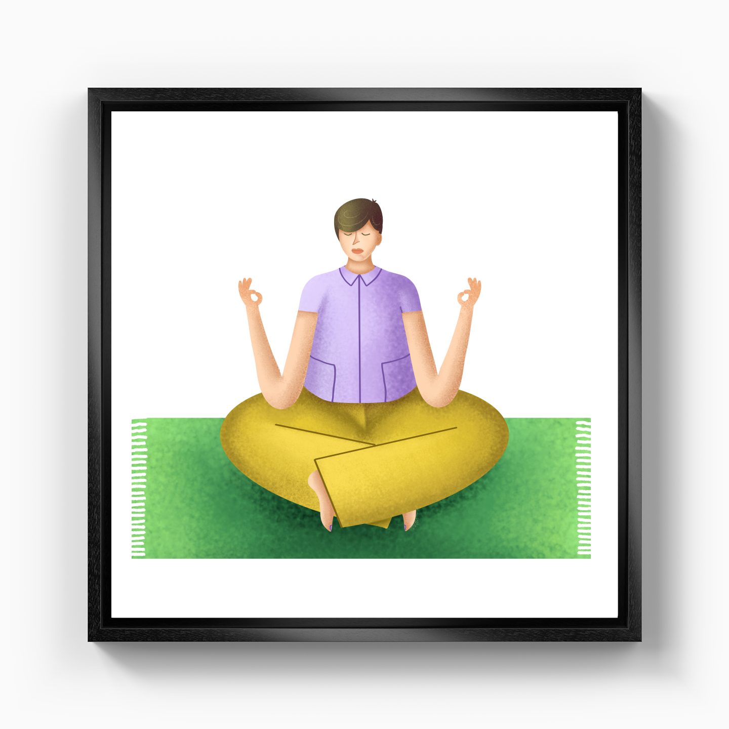 The Joy of Meditation - Canvas Print