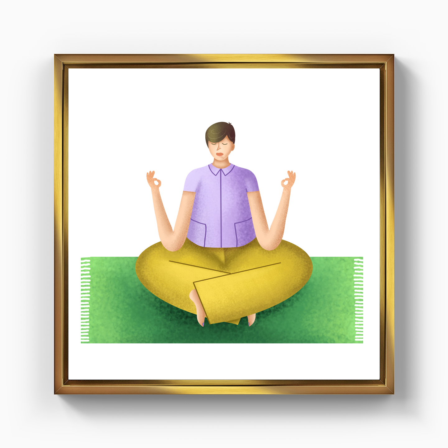 The Joy of Meditation - Canvas Print