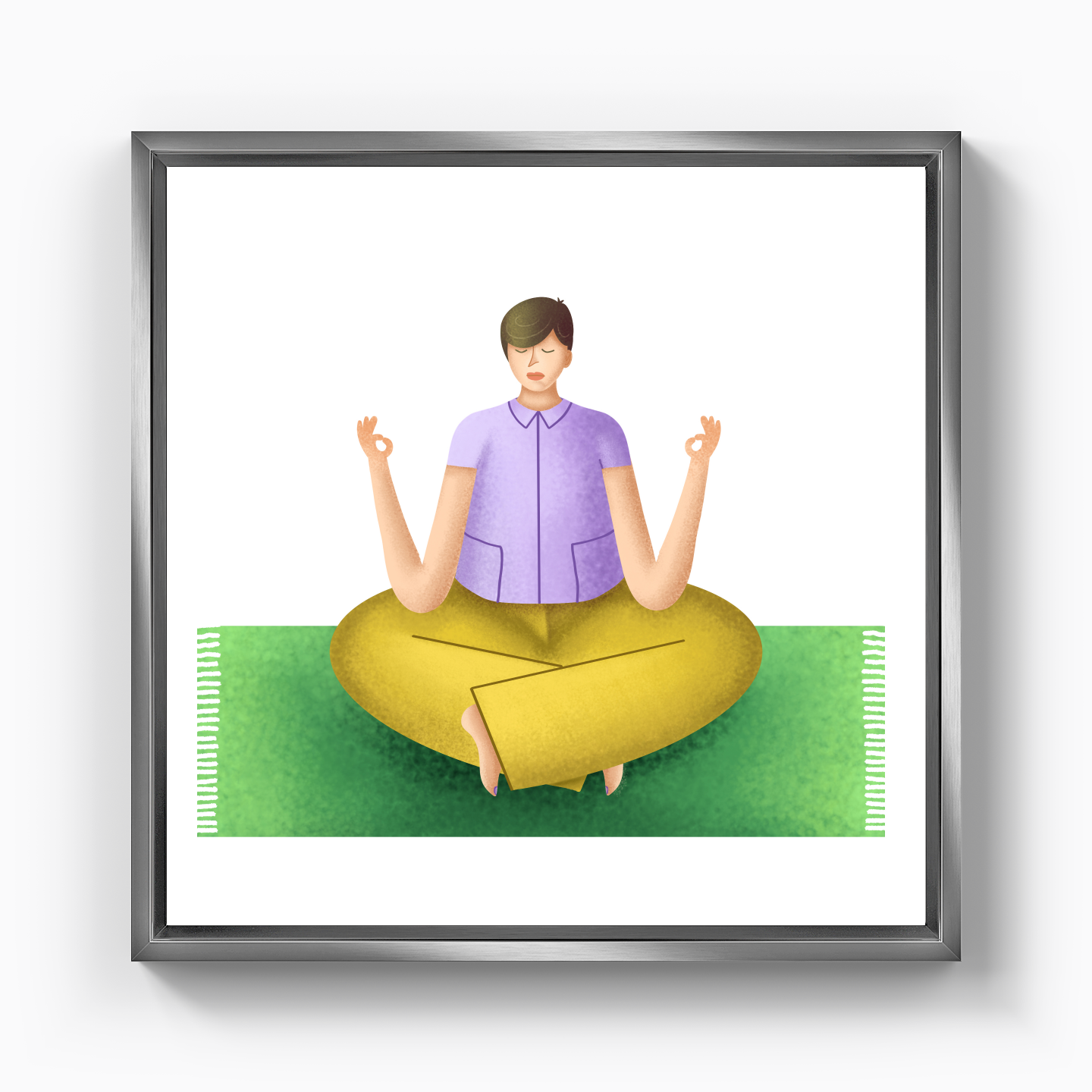 The Joy of Meditation - Canvas Print