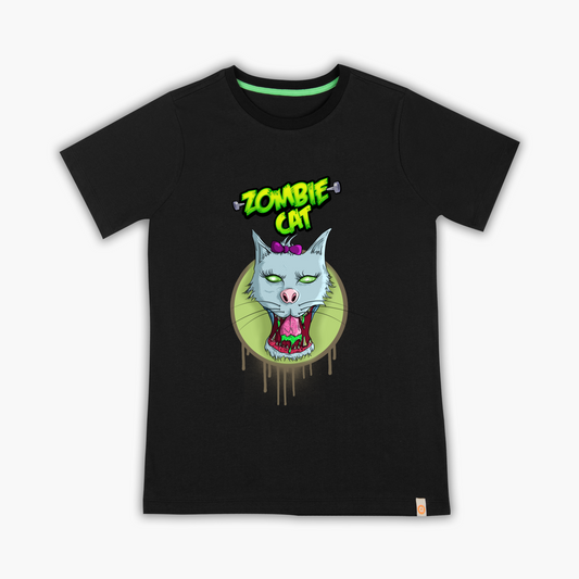 Zombie Cat tshirt - T-Shirt