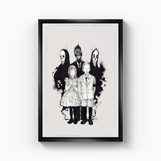 korku - Kanvas Tablo