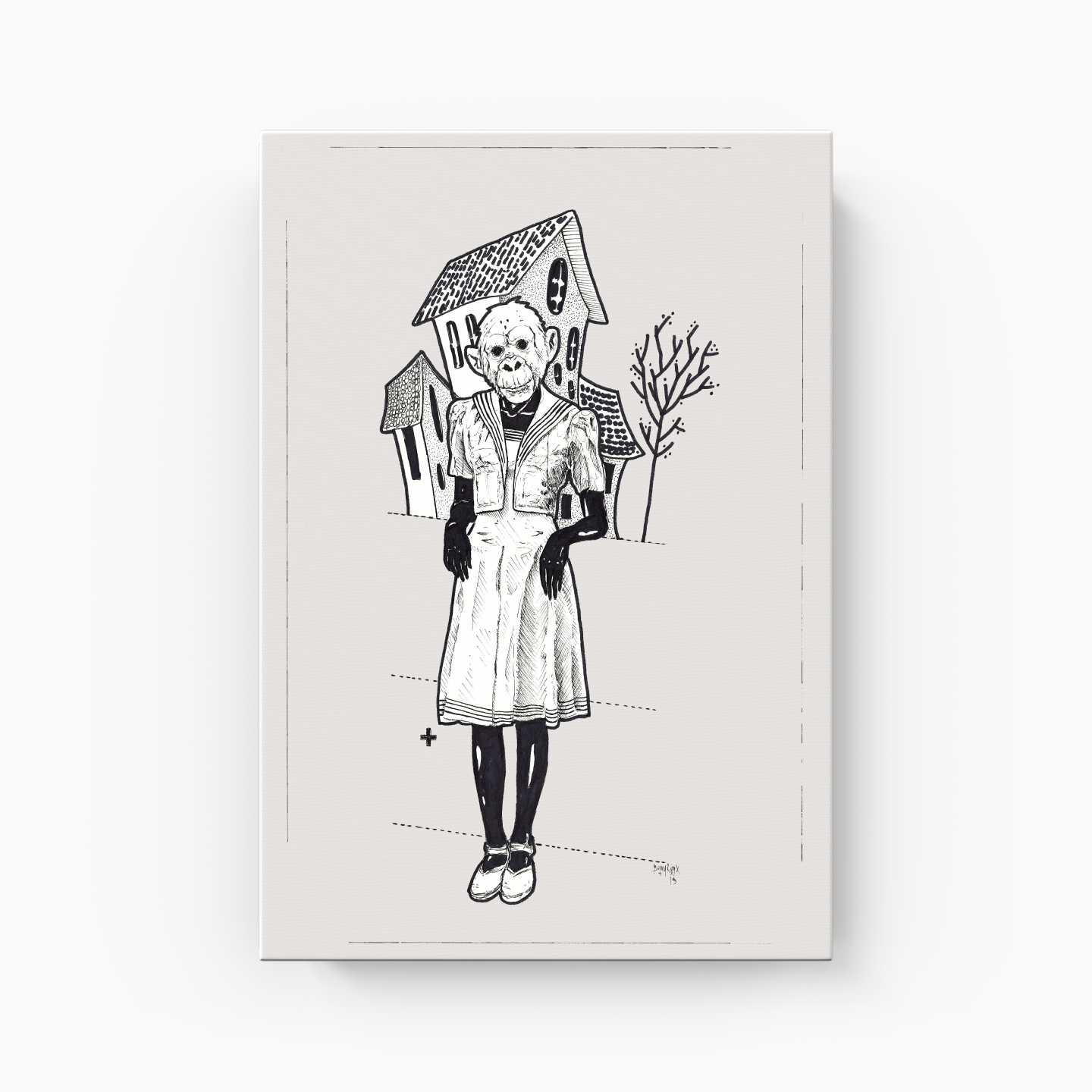 monkey dreams - Canvas Painting