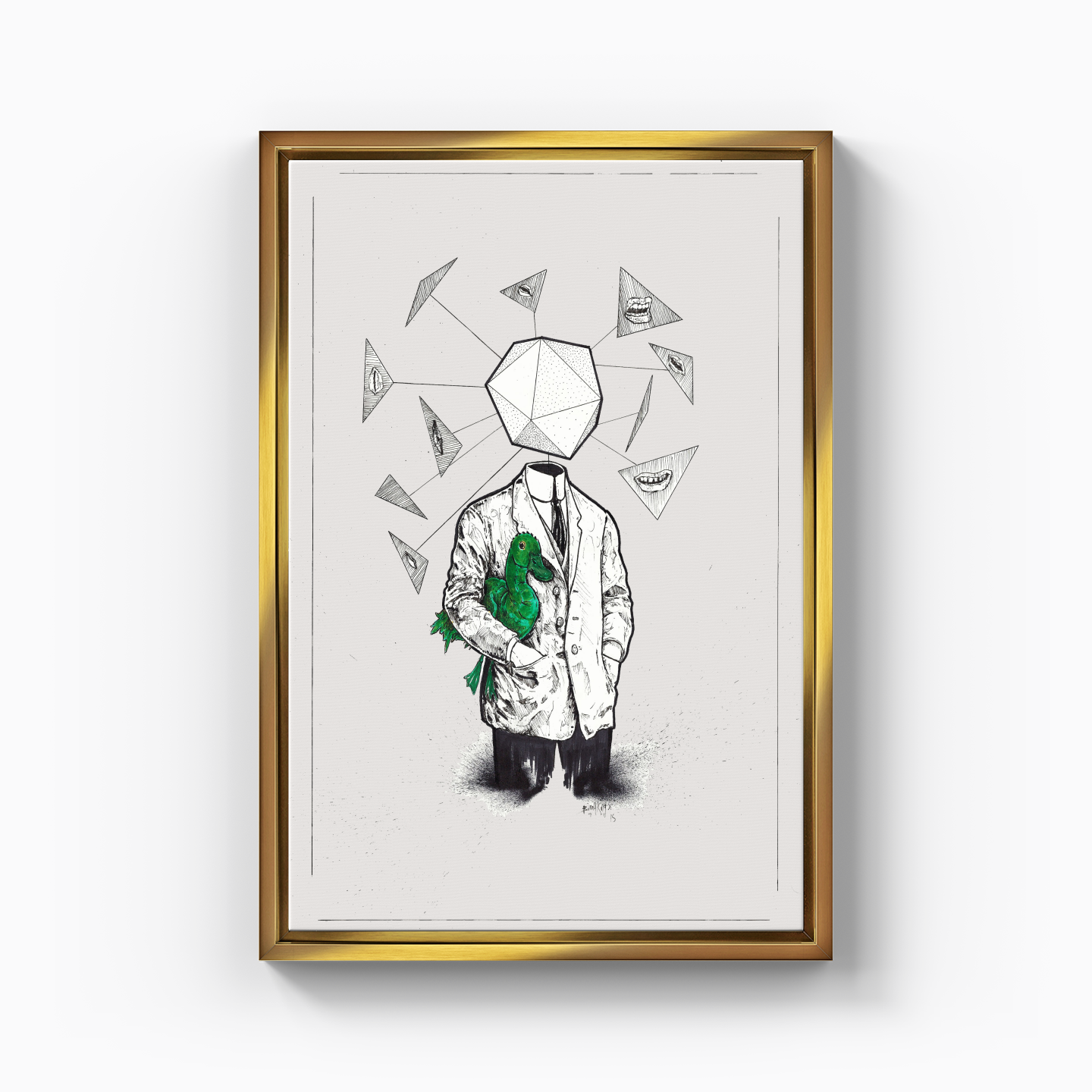 green duck - Canvas Painting