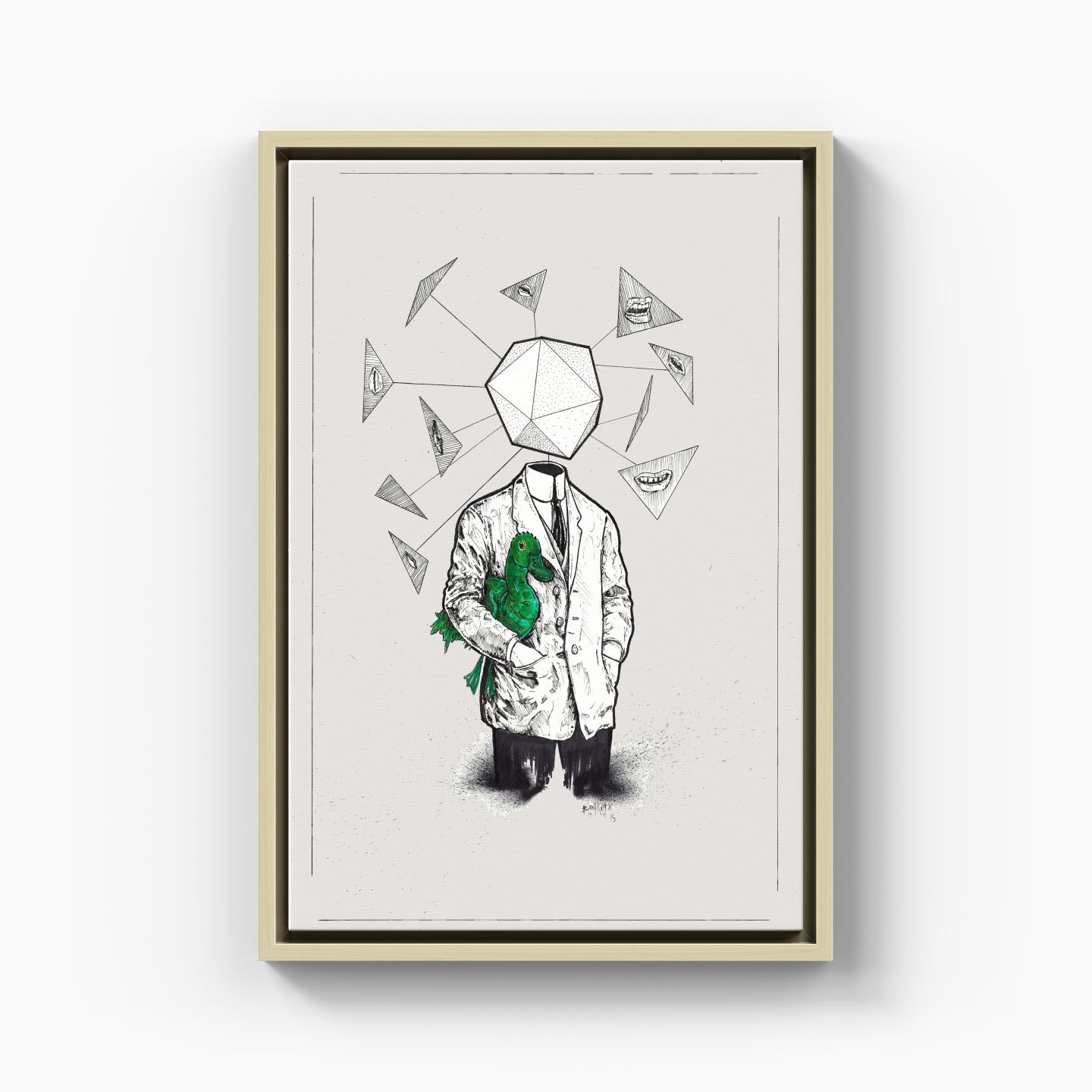 green duck - Canvas Painting