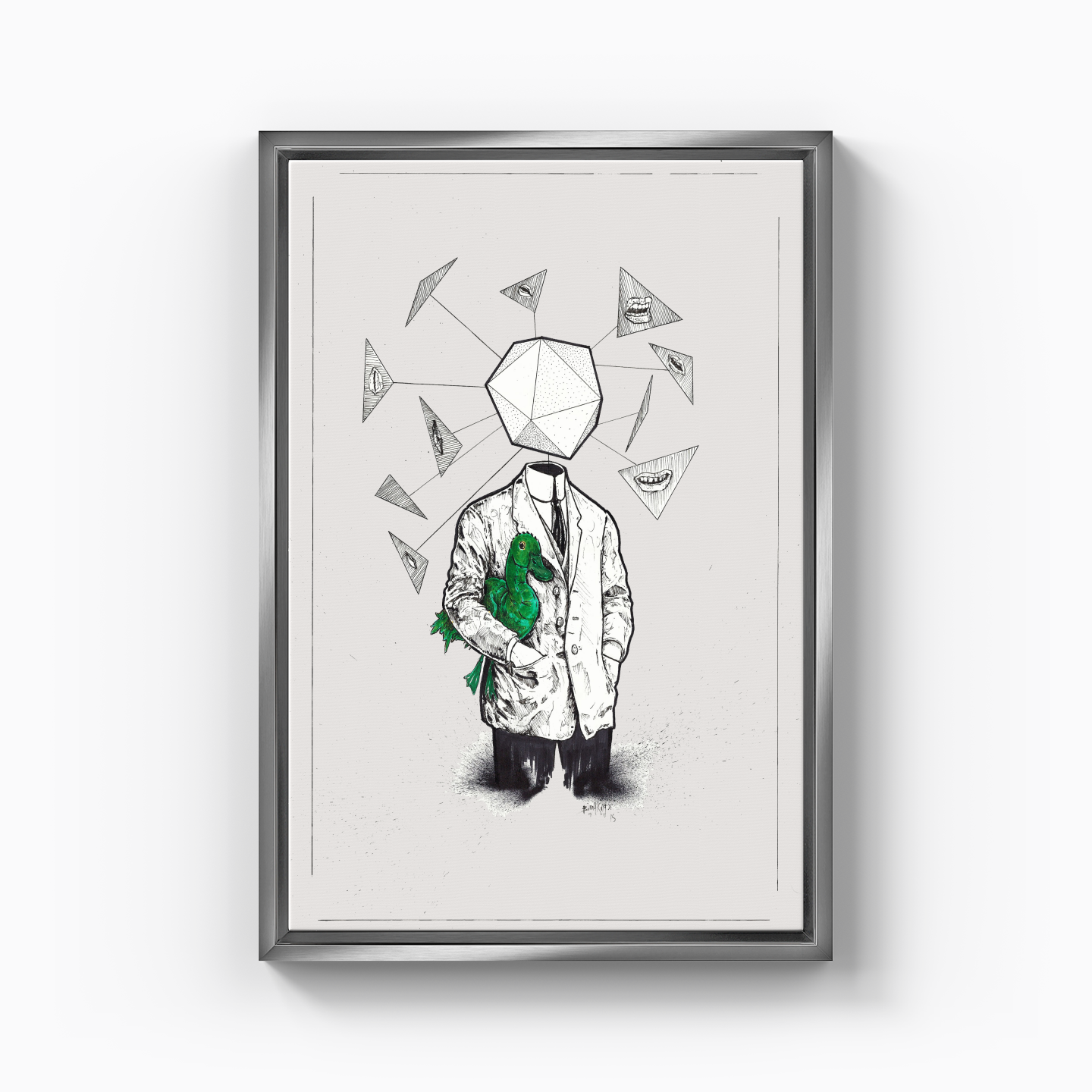 green duck - Canvas Painting