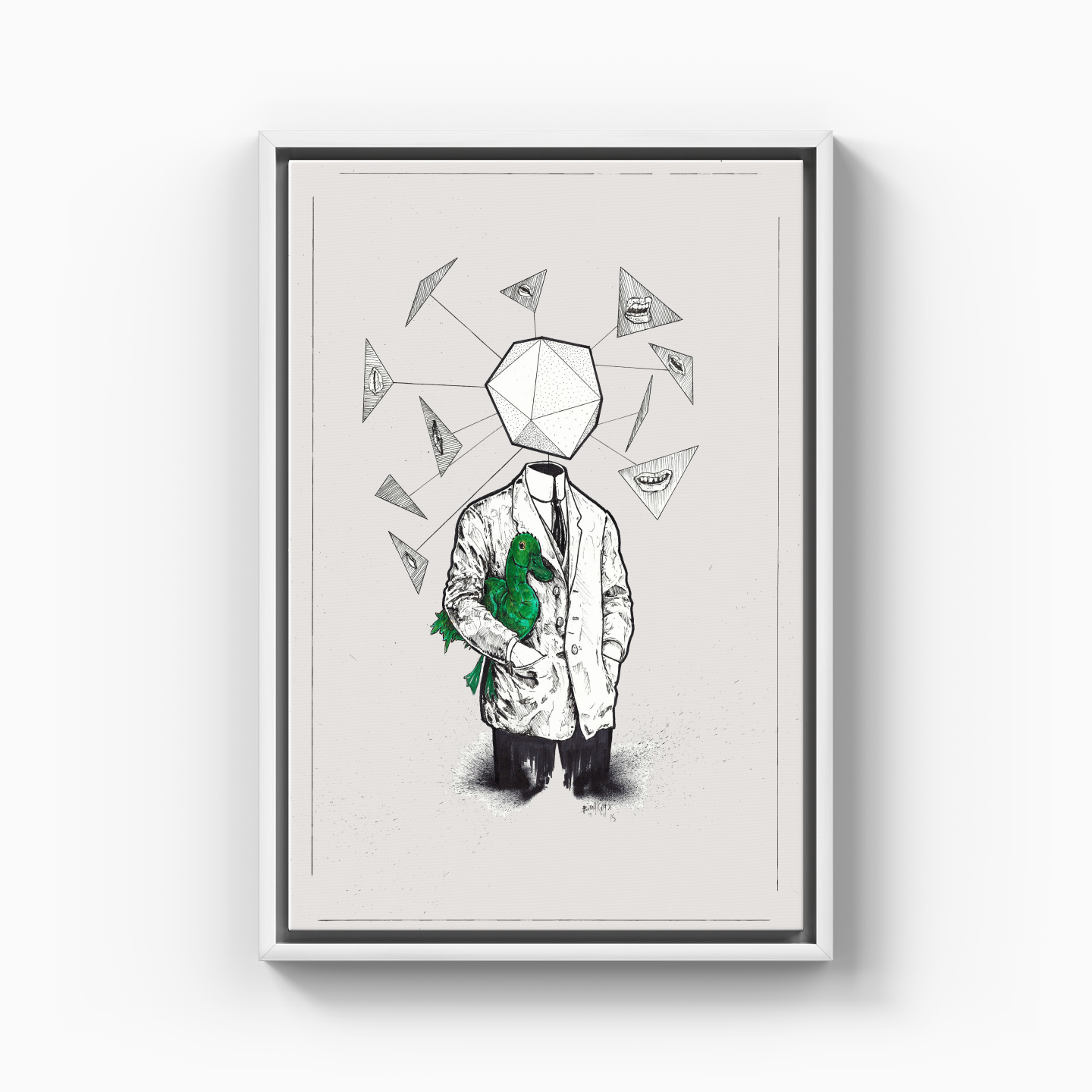 green duck - Canvas Painting