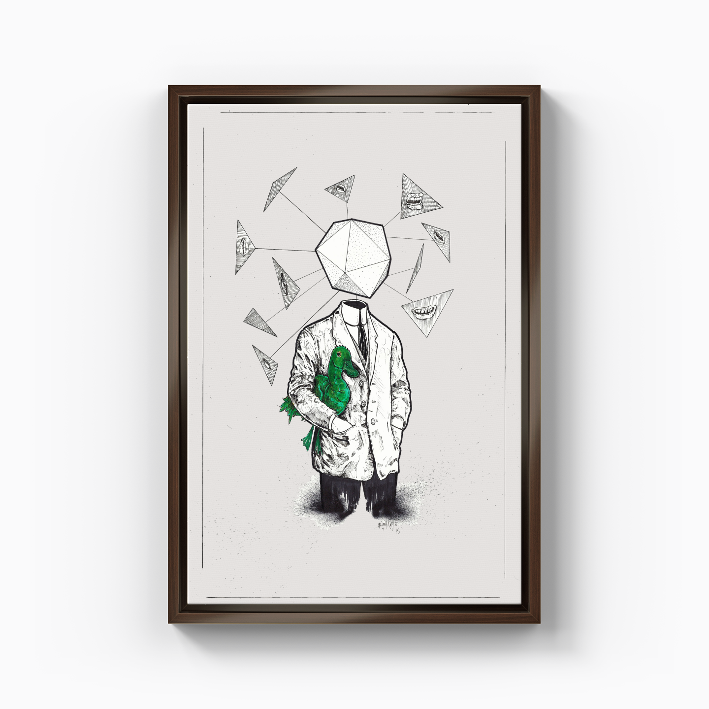 green duck - Canvas Painting