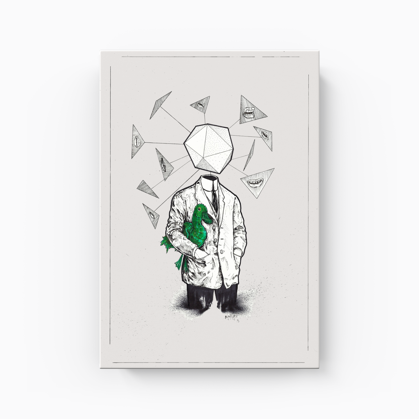 green duck - Canvas Painting