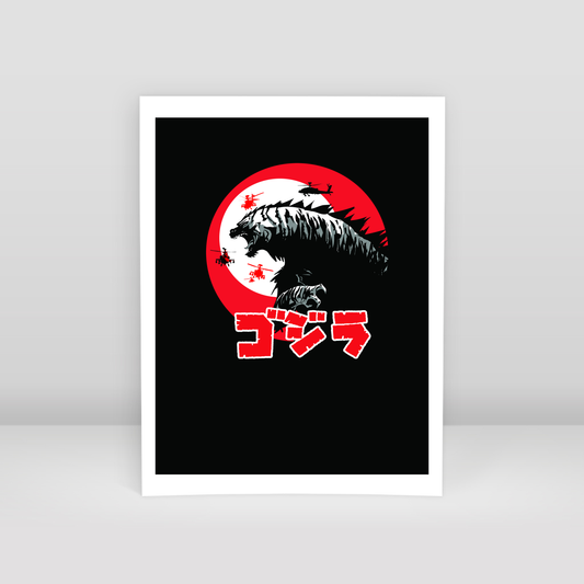 godzilla 2 - Art Print