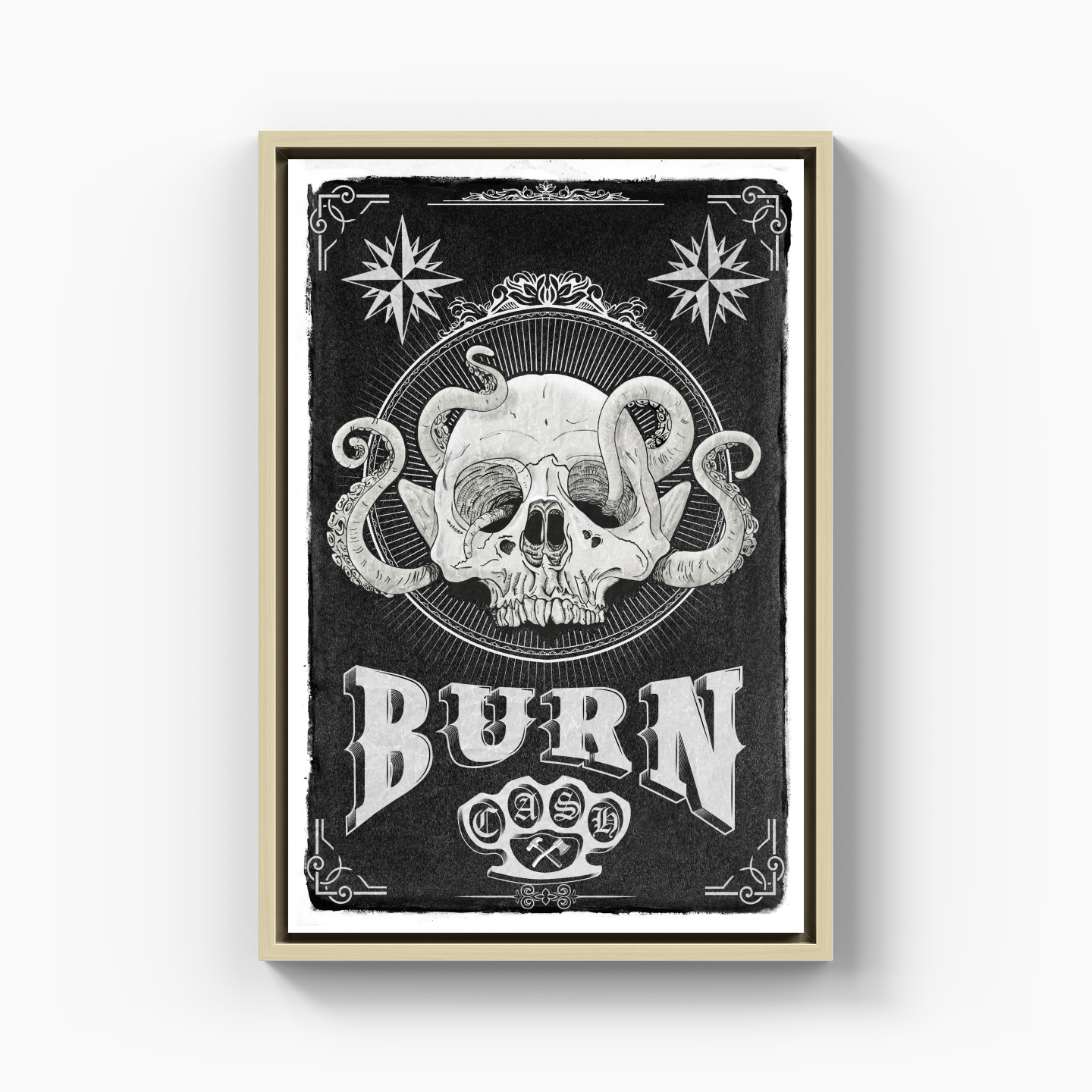 Burn  - Kanvas Tablo