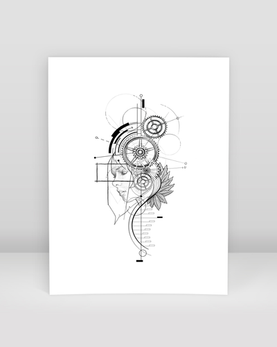 MECHANICAL MINDFULLNESS - Art Print