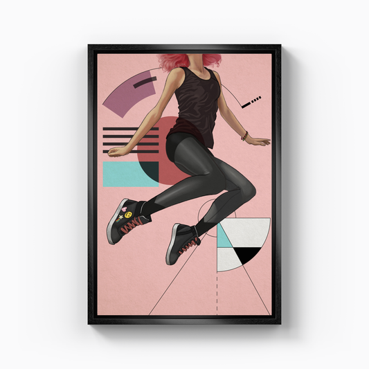 GEOPINK - Canvas Print