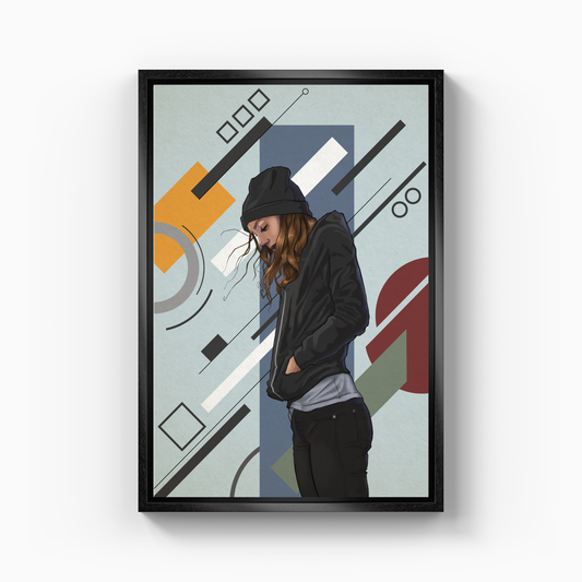 GEOBLUE - Canvas Print