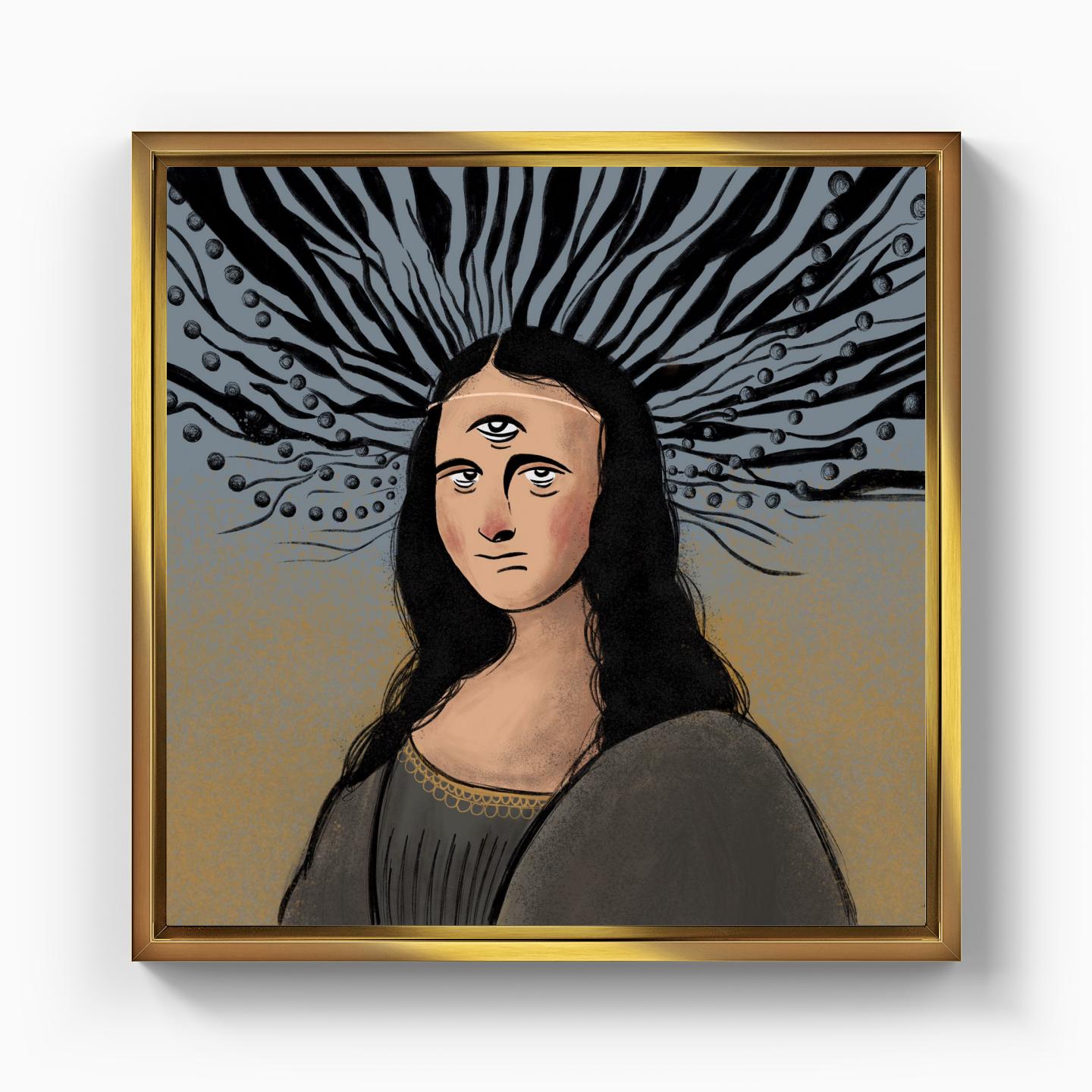 Mona lisa - Kanvas Tablo