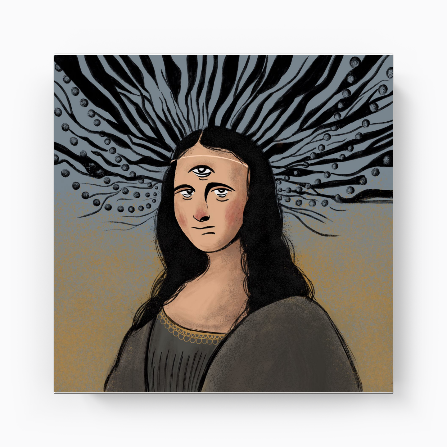 Mona lisa - Kanvas Tablo