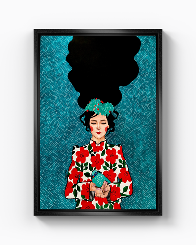 please go slowly - Kanvas Tablo