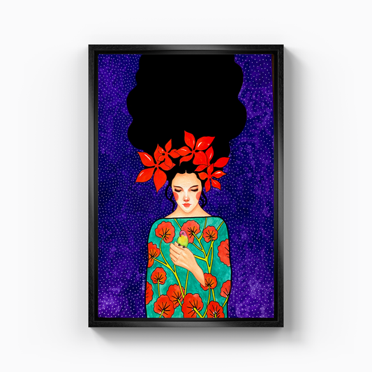 with all my love - Canvas Print