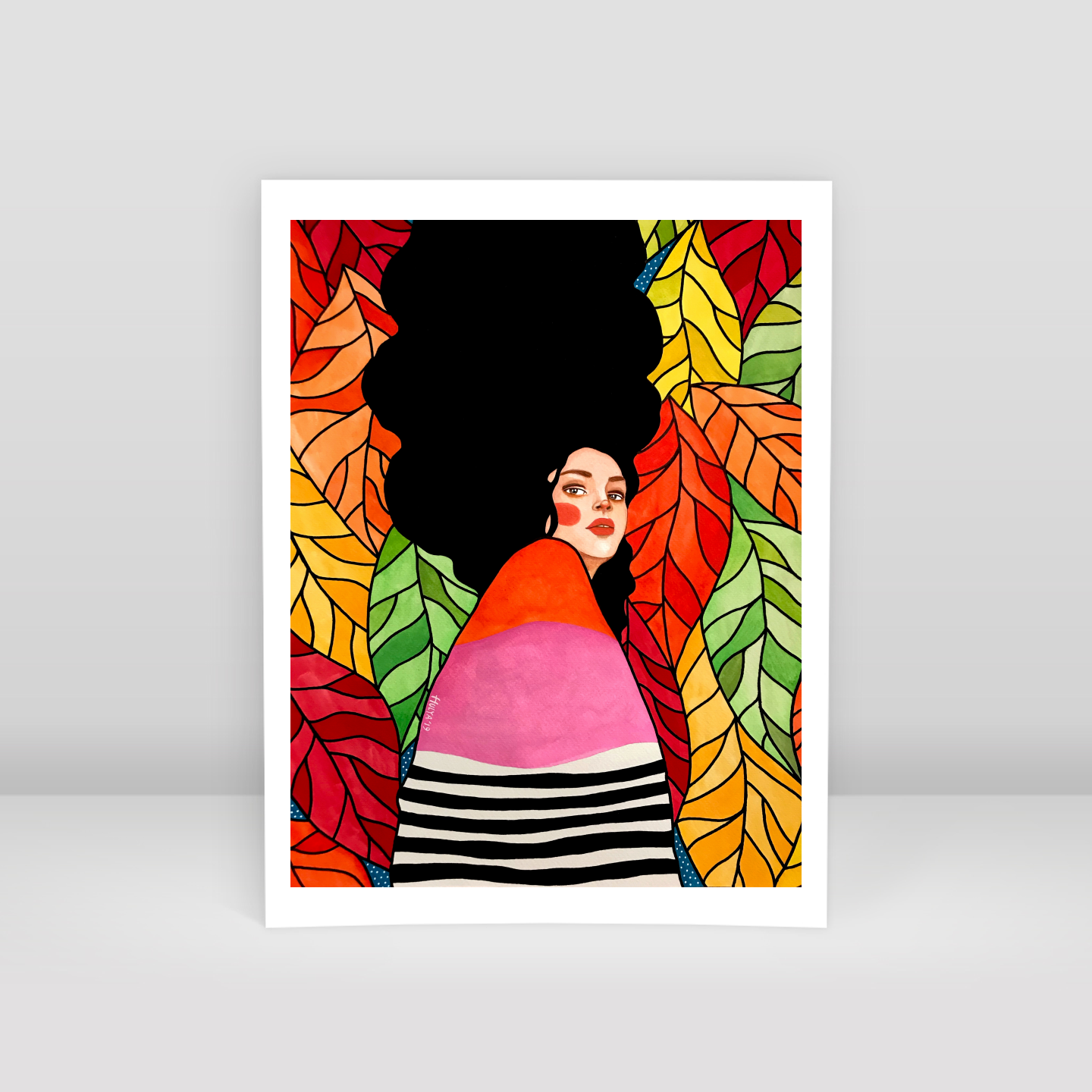 I am in the moment - Art Print