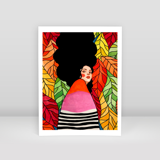 I am in the moment - Art Print