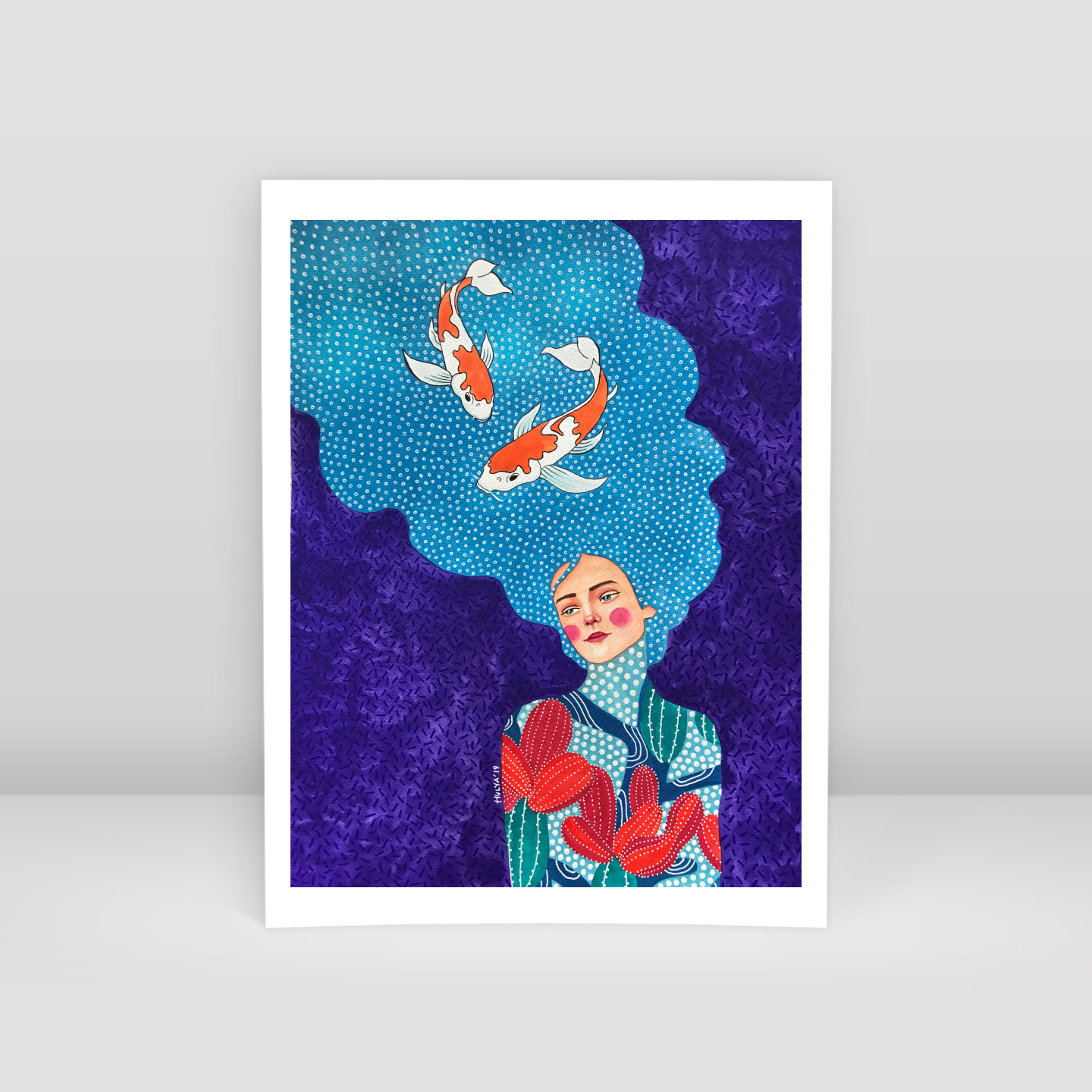 giving me a reason to stay - Art Print