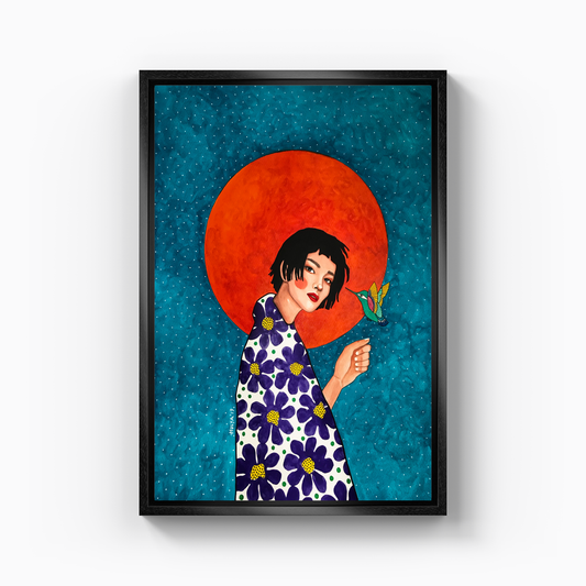 if I would go away would you follow me - Canvas Painting