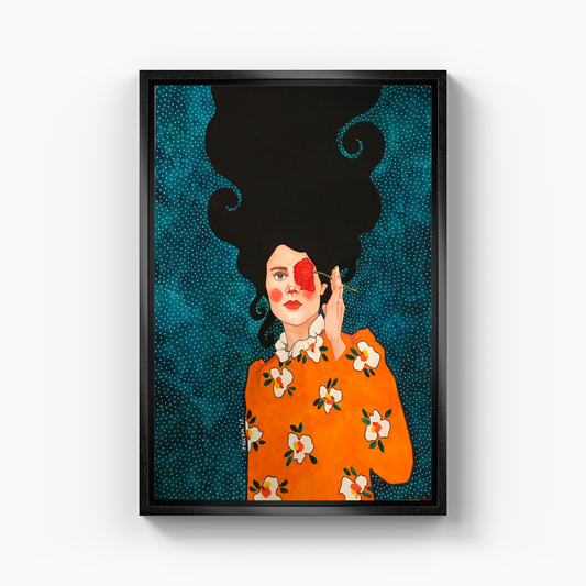 on melancholy hill - Canvas Painting