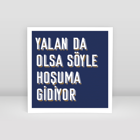 We Didn't Know What to Say - Art Print