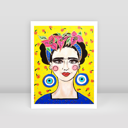 Turkish frida - Art Print